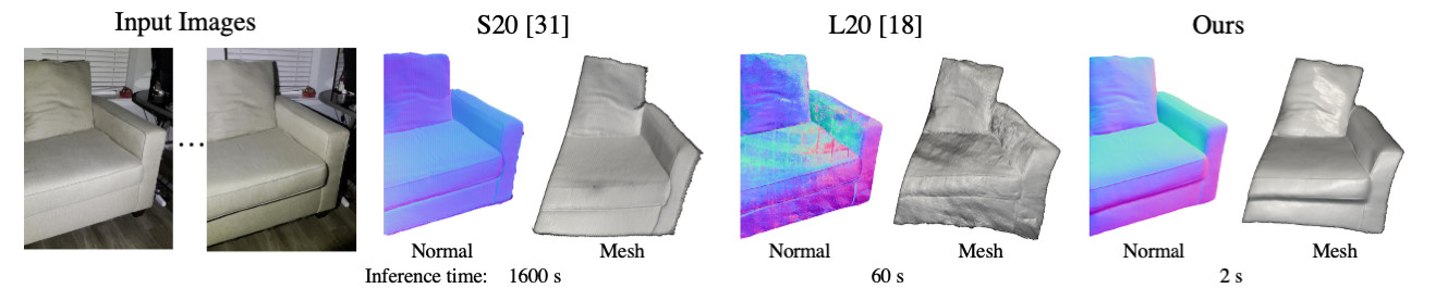 Fast Light-Weight Near-Field Photometric Stereo